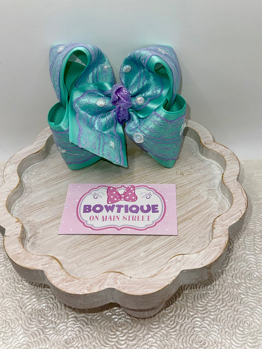 Little Mermaid Under the Sea Princess Bow