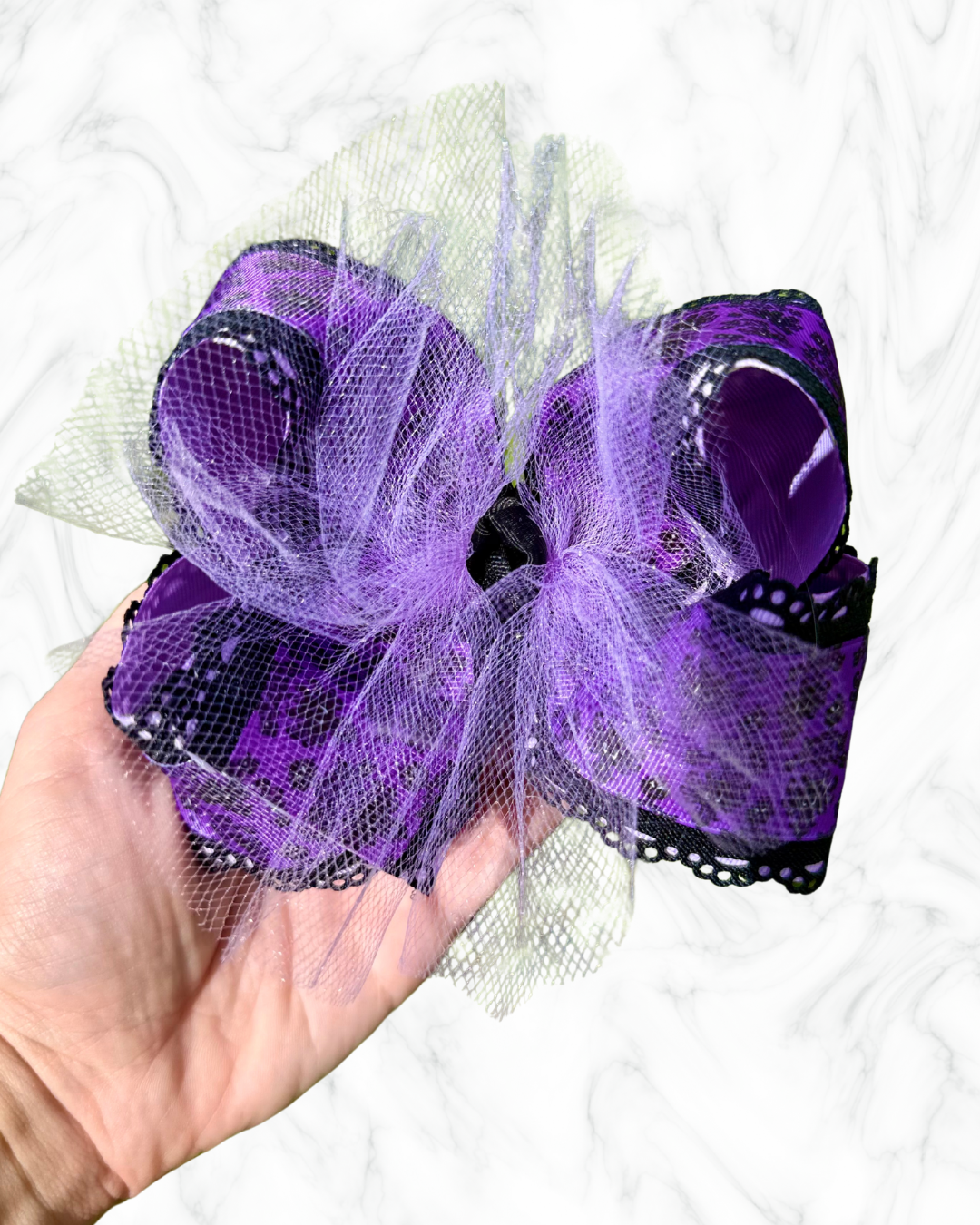 Haunted Mansion Tulle Bow