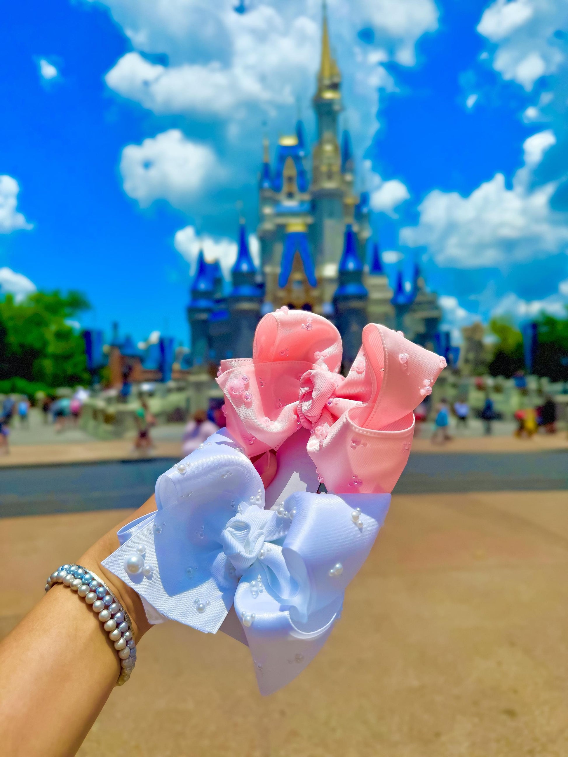 Mickey Pearl Southern Style Boutique Bow
