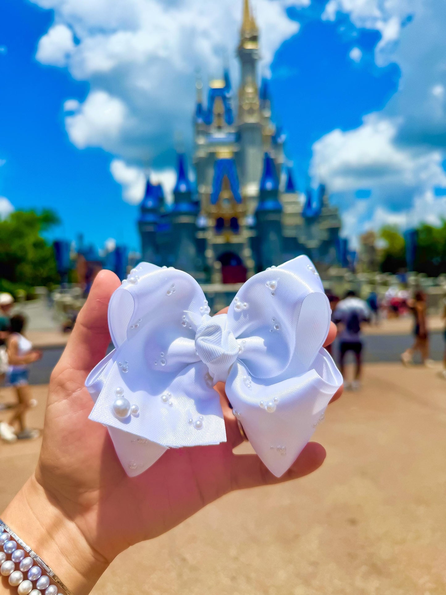 Mickey Pearl Southern Style Boutique Bow
